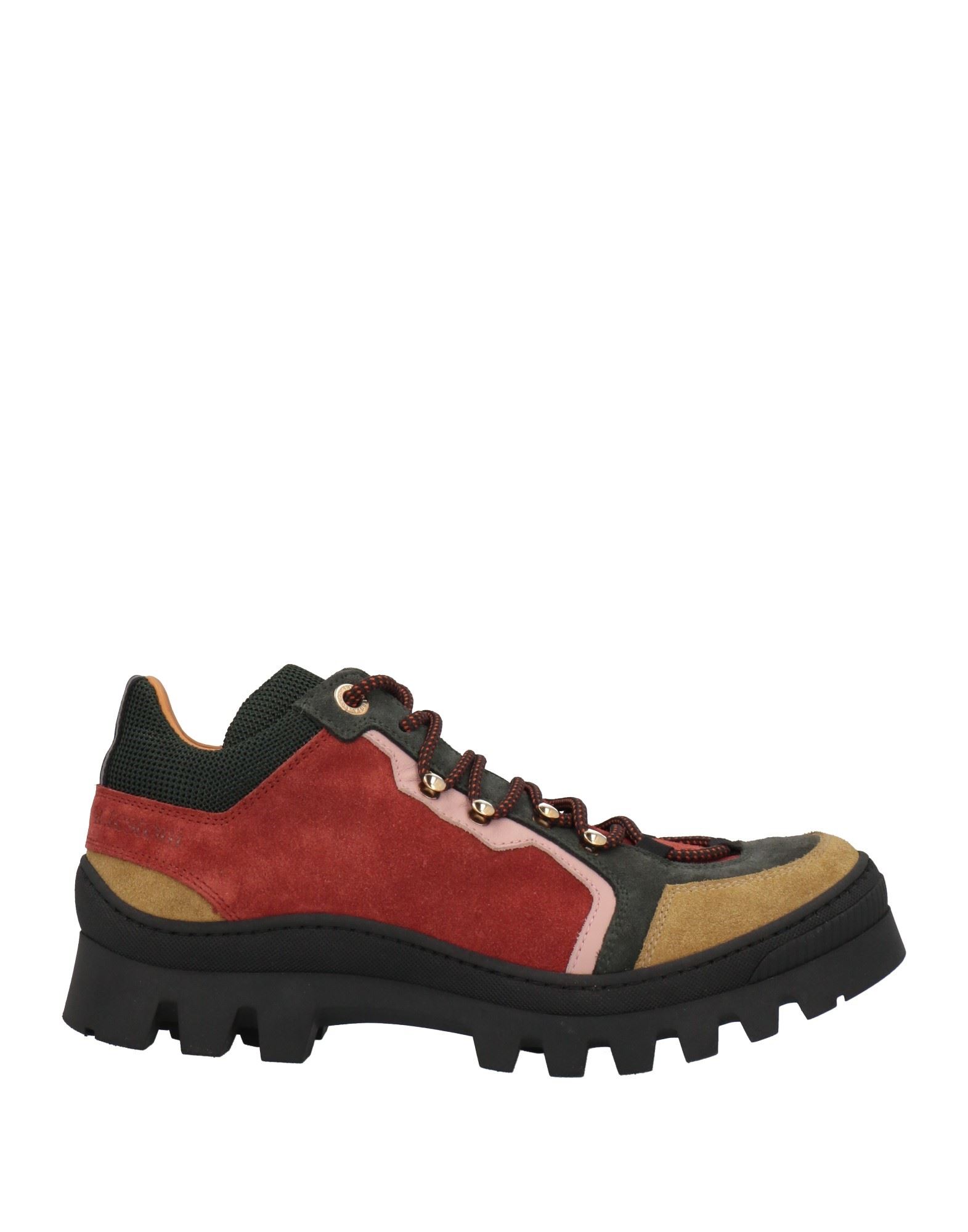 A.testoni Sneakers In Brick Red
