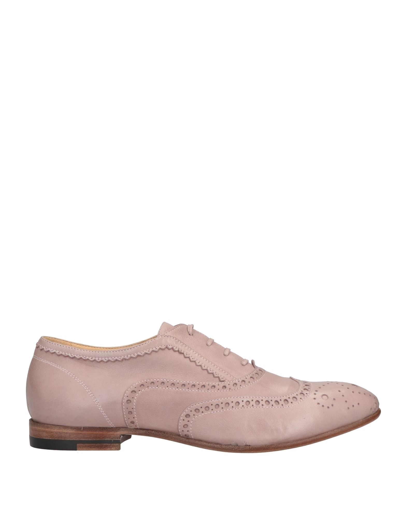 A.testoni Lace-up Shoes In Beige