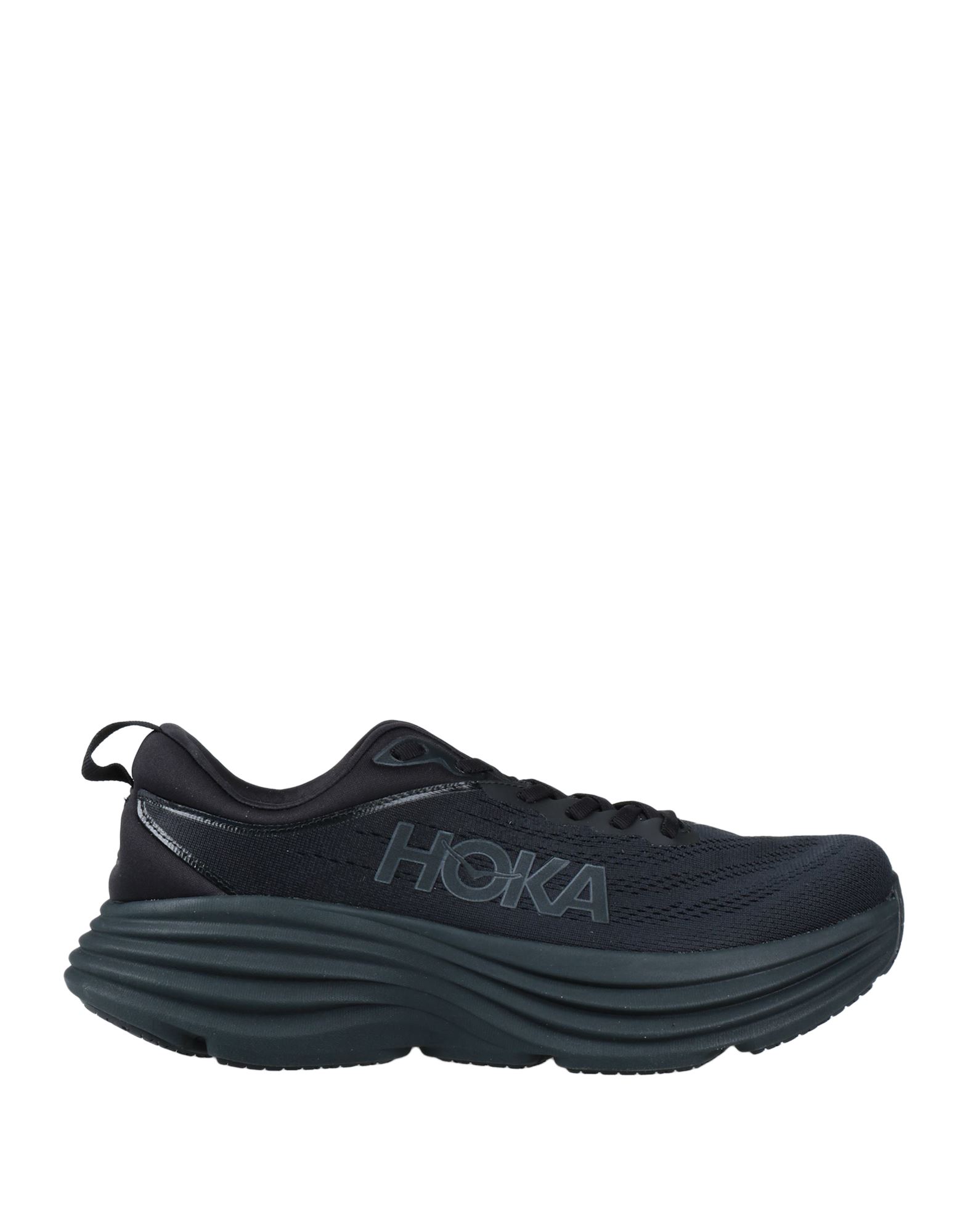 Shop Hoka One One Bondi 8 M Man Sneakers Black Size 9 Textile Fibers