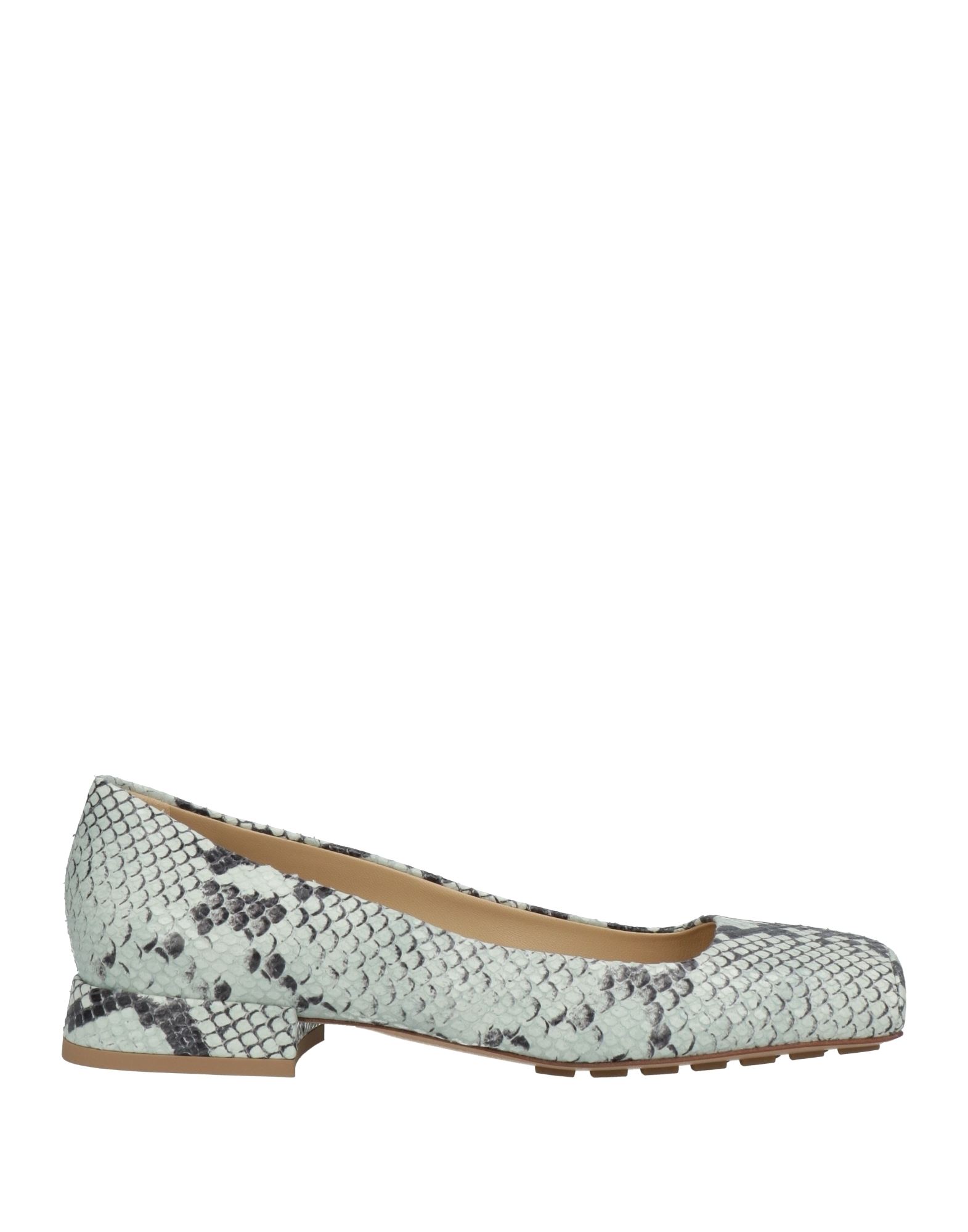 BOTTEGA VENETA BOTTEGA VENETA WOMAN BALLET FLATS SAGE GREEN SIZE 7 SOFT LEATHER
