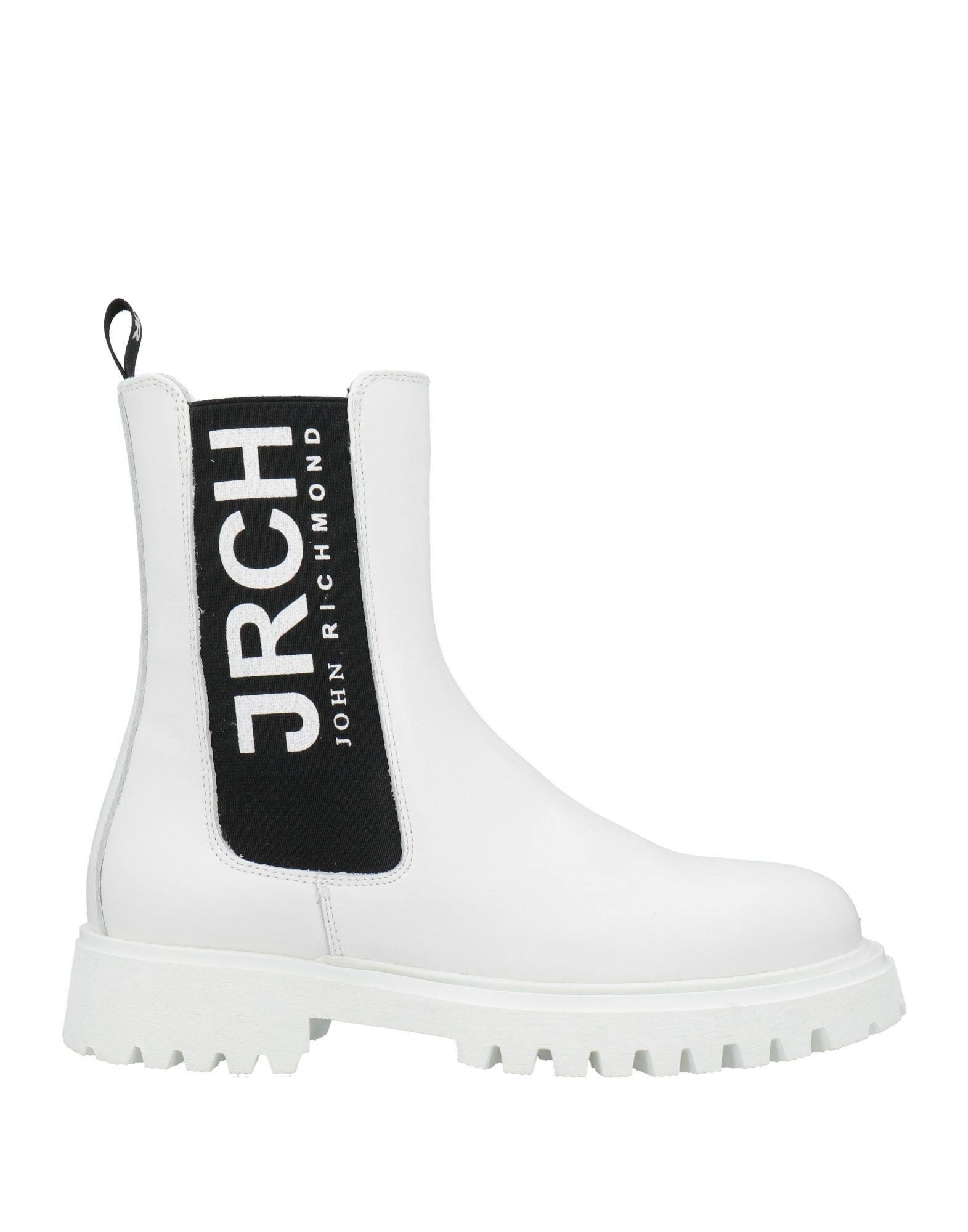 John Richmond Ankle Boots In White