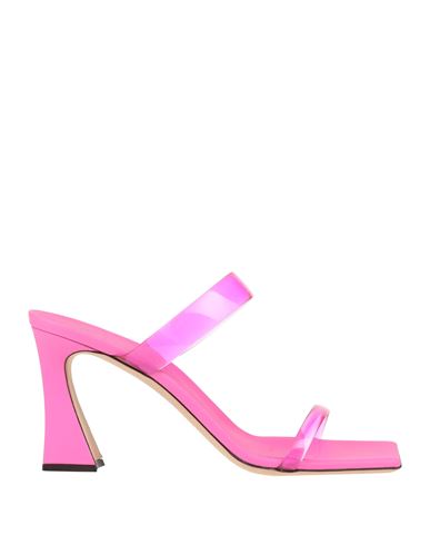 Giuseppe Zanotti Woman Sandals Fuchsia Size 9 Rubber In Pink