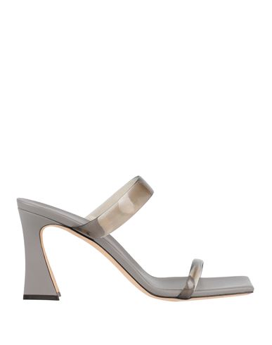 Giuseppe Zanotti Woman Sandals Grey Size 8.5 Rubber