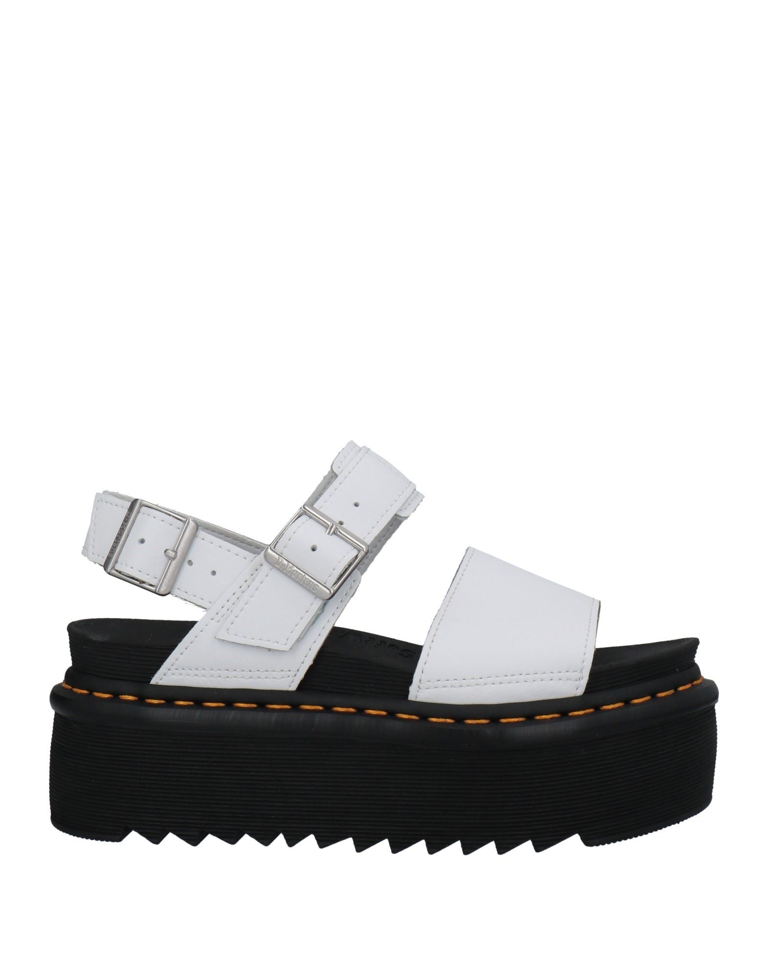 Shop Dr. Martens' Dr. Martens Woman Sandals White Size 8.5 Soft Leather