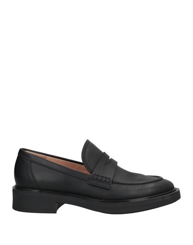 Gianvito Rossi Woman Loafers Black Size 10 Soft Leather In Black