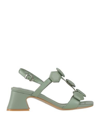 Shop Jeannot Woman Sandals Sage Green Size 7 Soft Leather