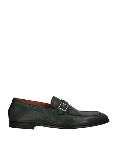 Doucal's Man Loafers Deep Jade Size 6.5 Soft Leather In Green