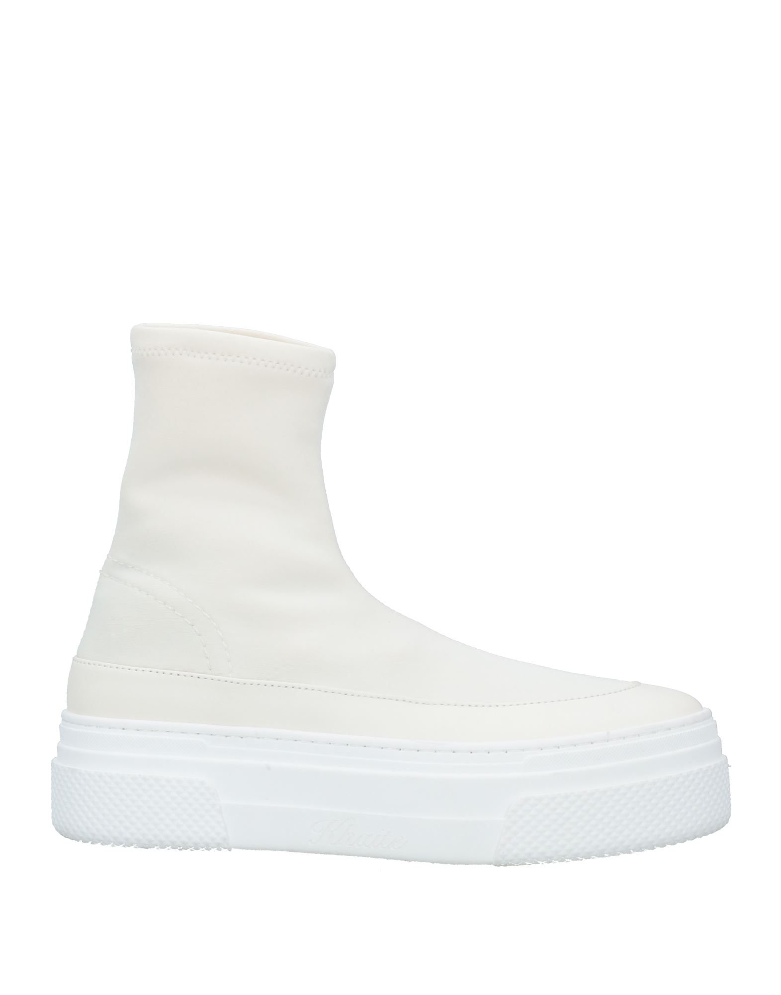 Khaite Ludlow Nylon High-top Sneakers In White