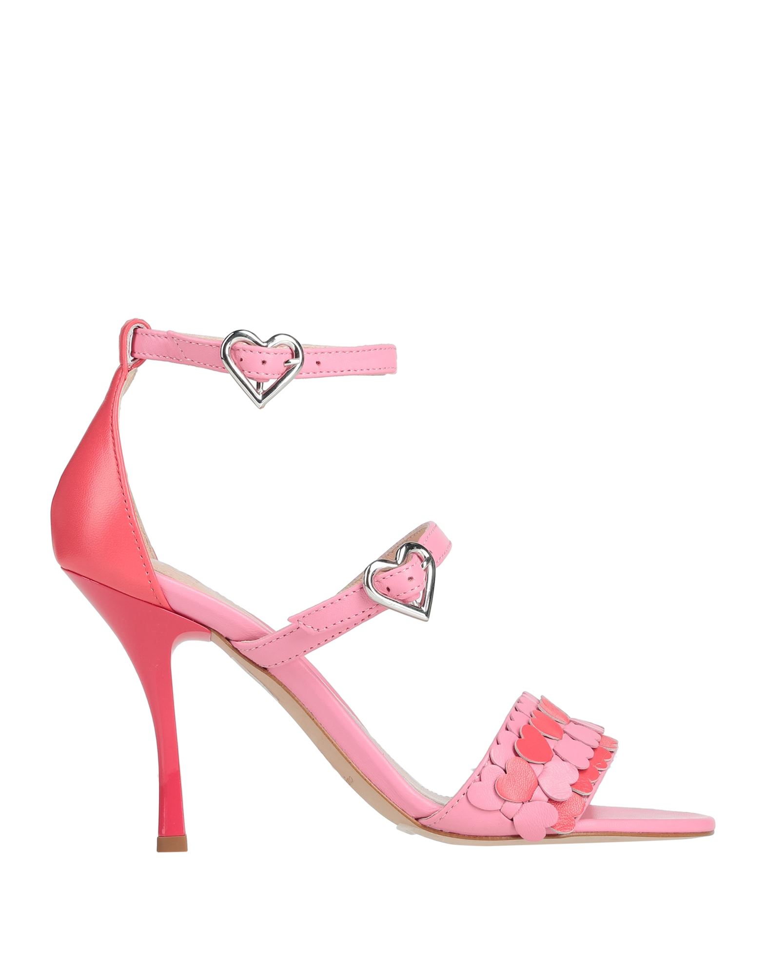 Shop Blugirl Blumarine Woman Sandals Pink Size 10 Soft Leather