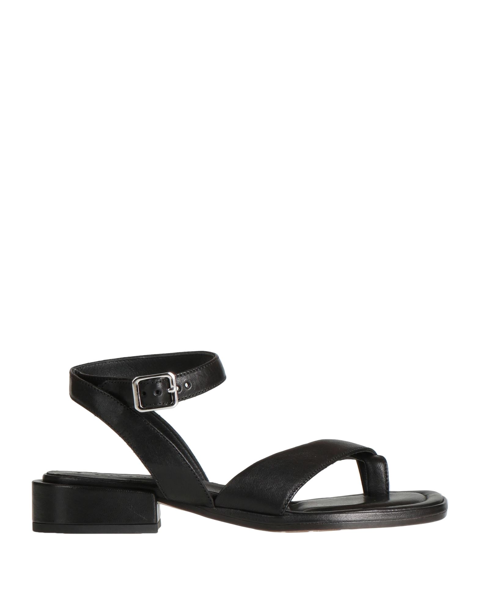 Lemaré Toe Strap Sandals In Black