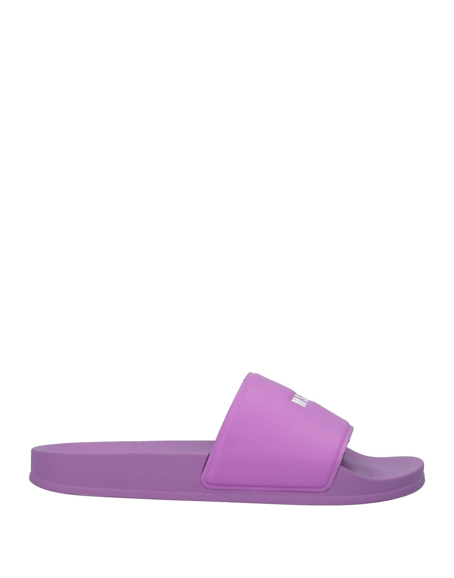 Msgm Sandals In Purple
