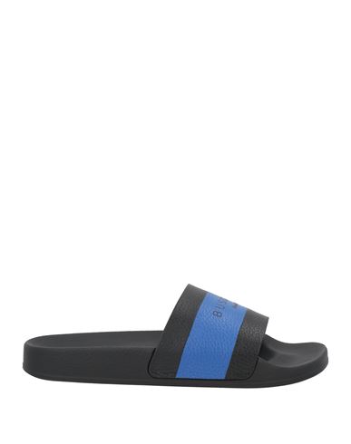 Buscemi Man Sandals Bright Blue Size 10 Soft Leather