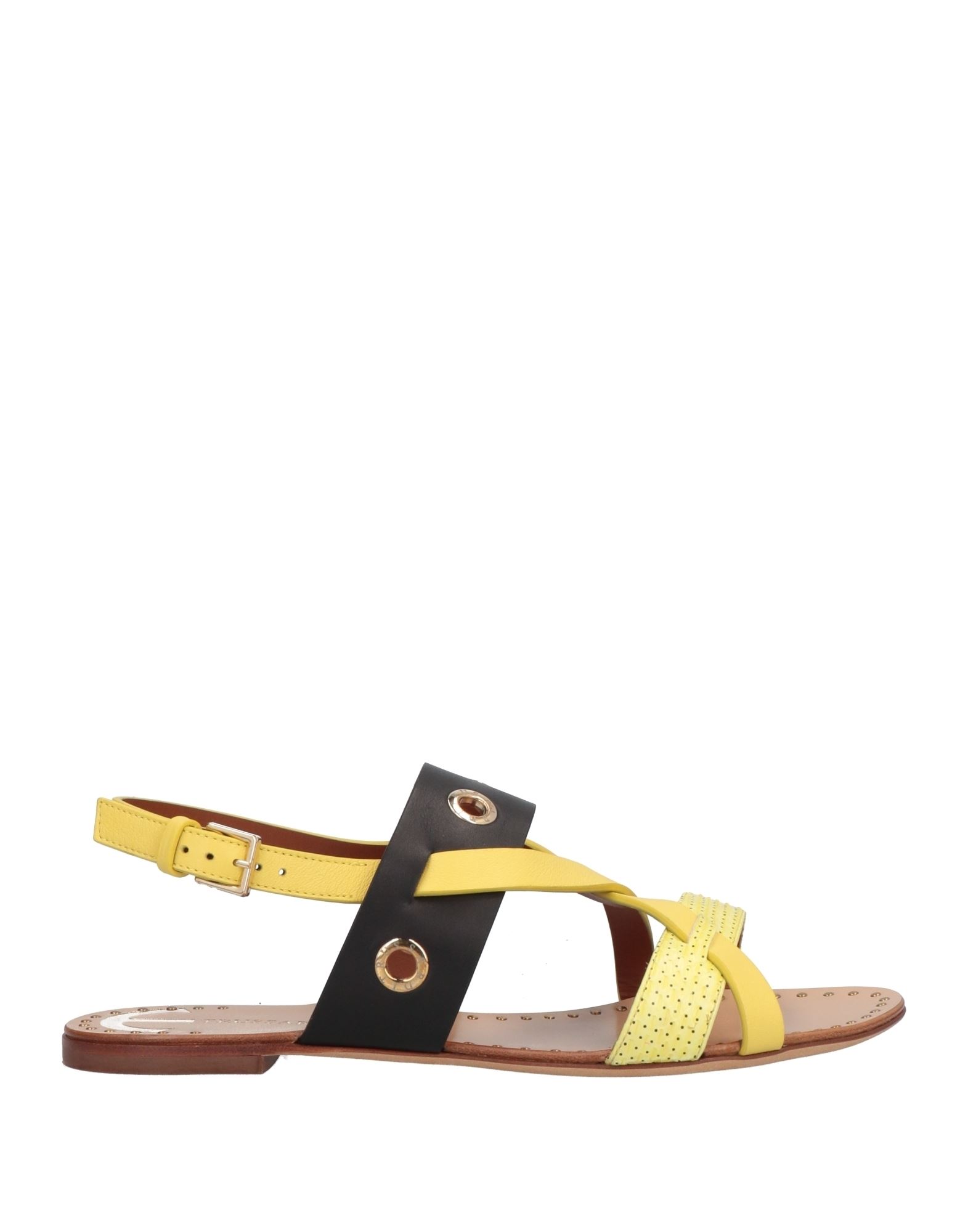 Trussardi Sandals In Yellow