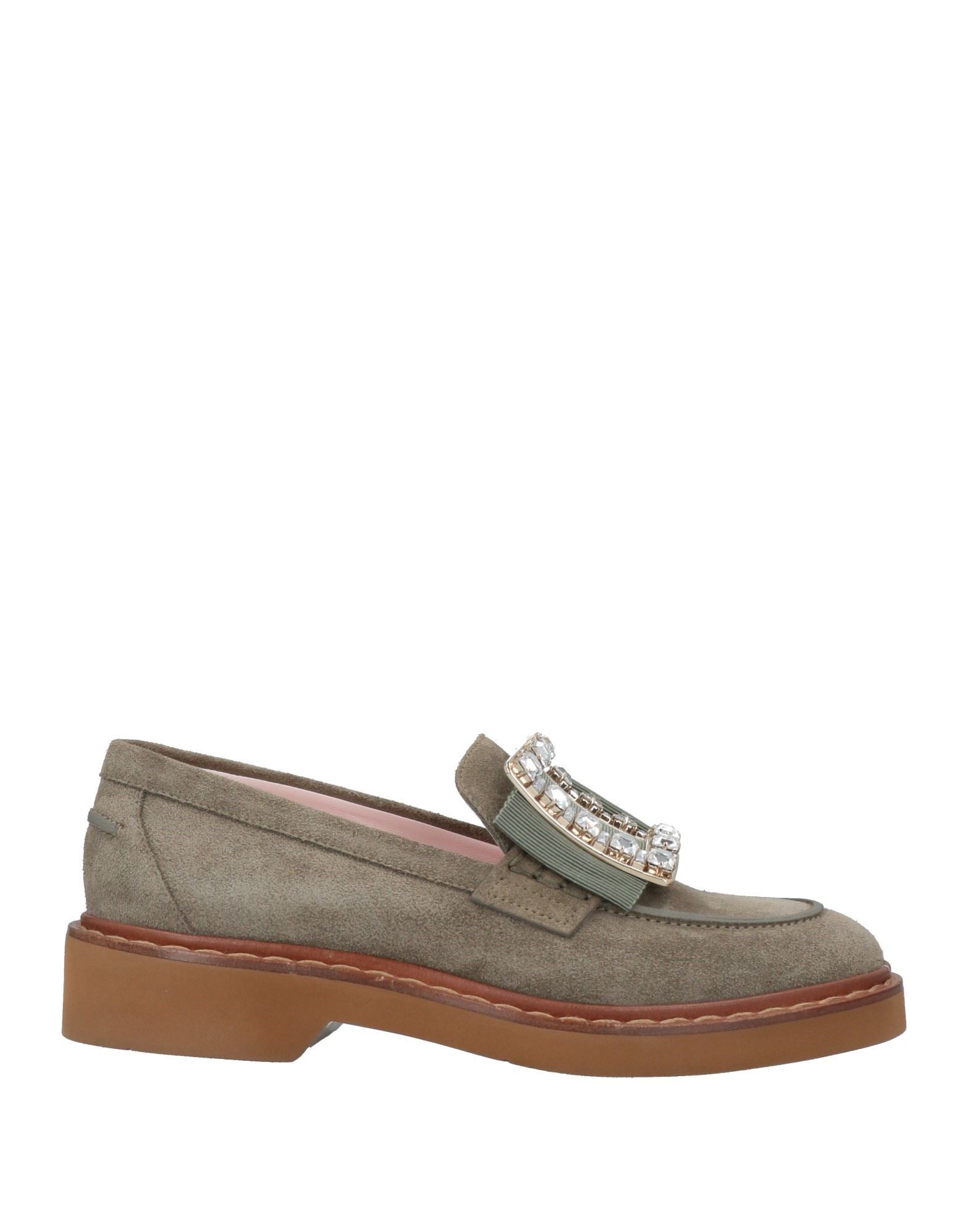 Roger Vivier Loafers In Sage Green