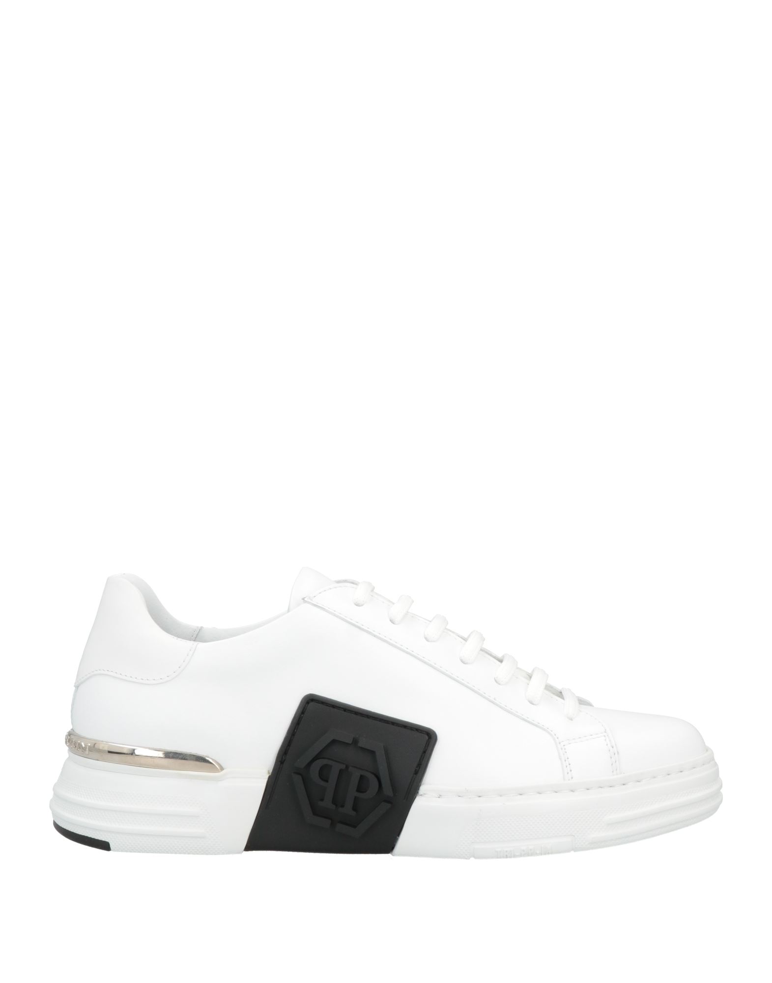 Perioperatieve periode Christus Meevoelen Philipp Plein Sneaker Lo-top Phantom Kick $ Rubberized In White Leather |  ModeSens