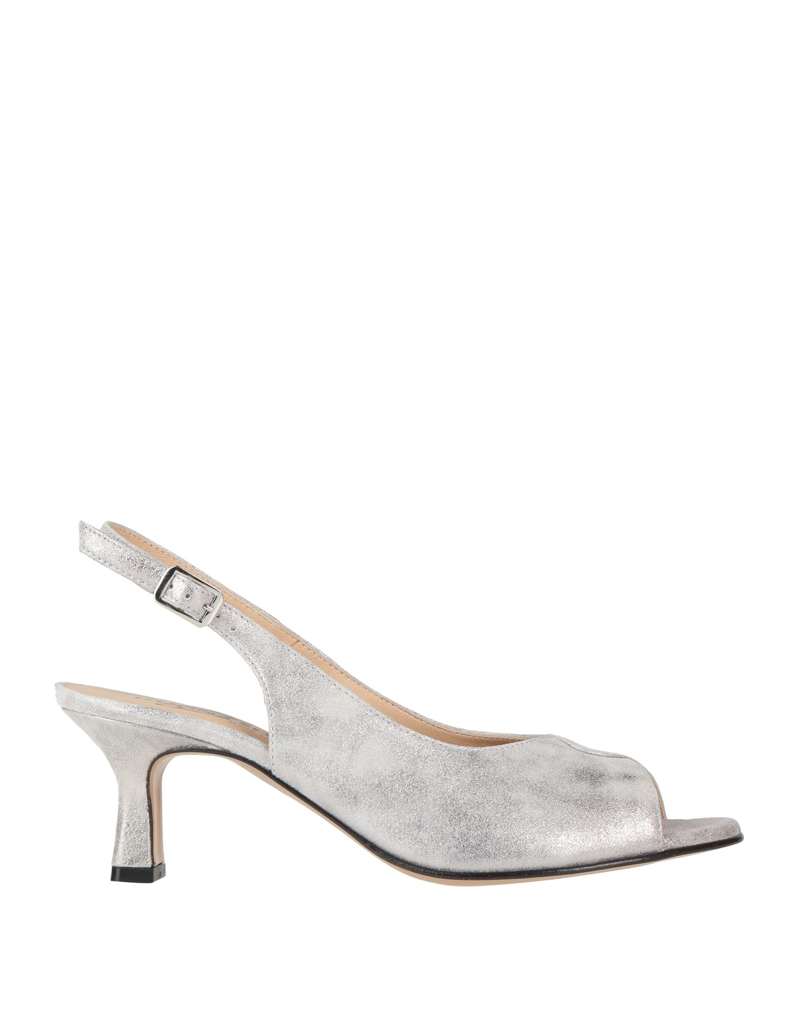 Donna Soft Sandals In Silver