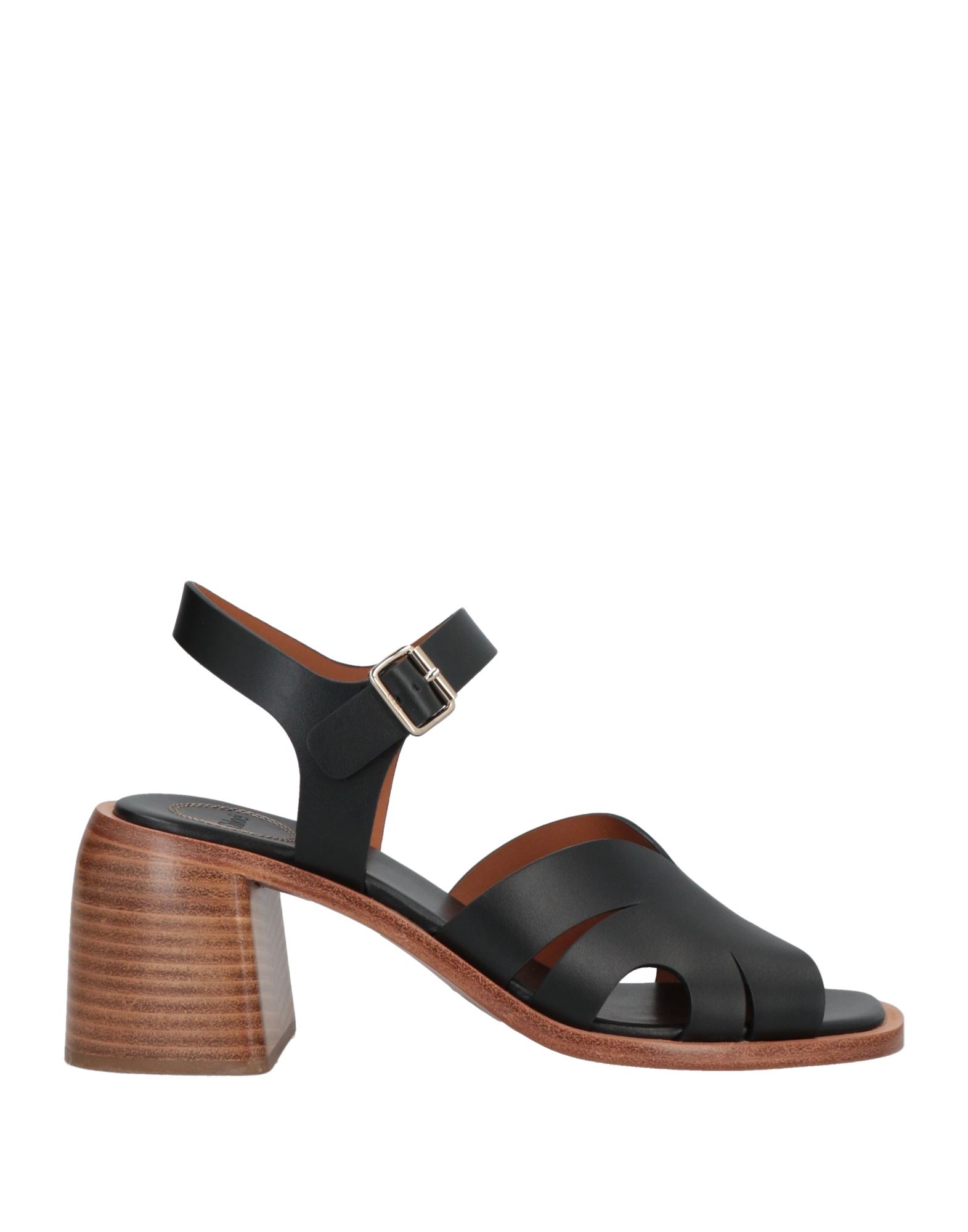 Chloé Sandals Leather In Black