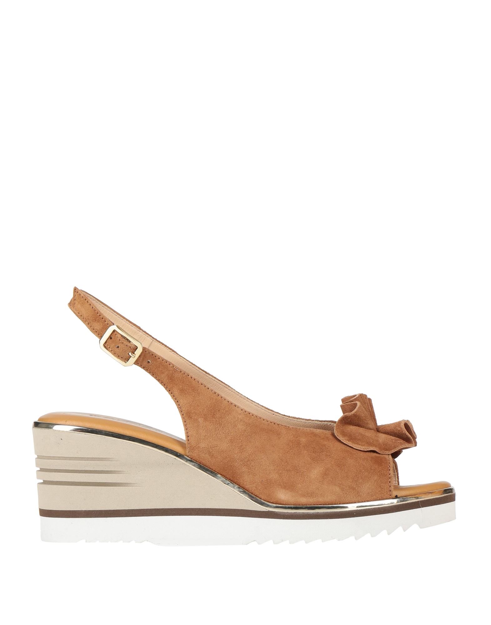 Donna Soft Sandals In Camel