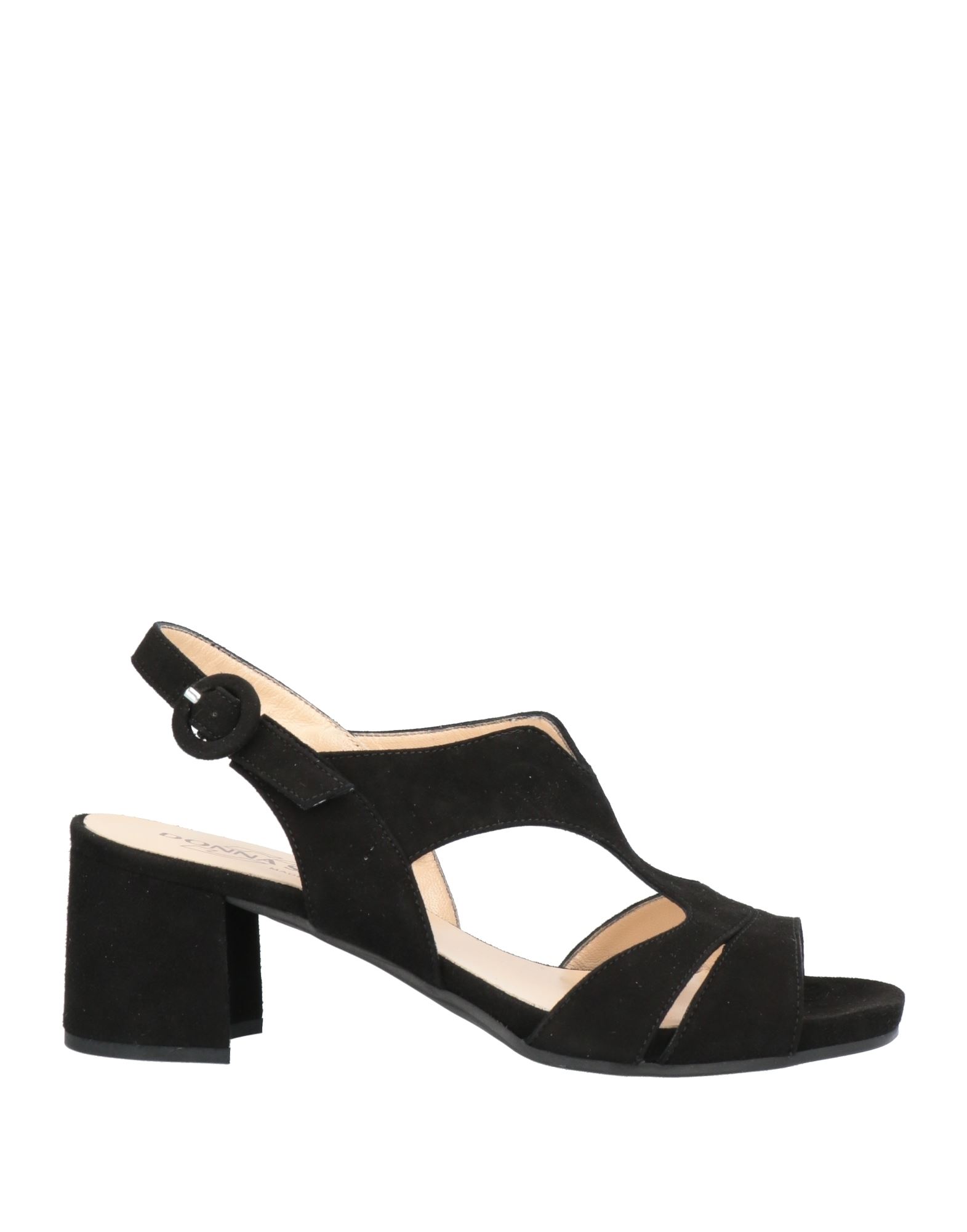 Donna Soft Sandals In Black