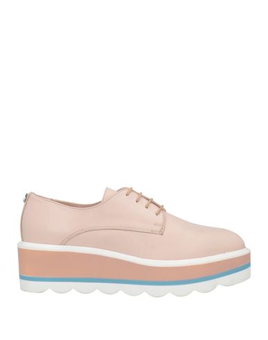 Shop Marc Cain Woman Lace-up Shoes Blush Size 7 Soft Leather In Pink