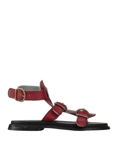 Fiorentini + Baker Fiorentini+baker Woman Sandals Burgundy Size 7 Soft Leather In Red