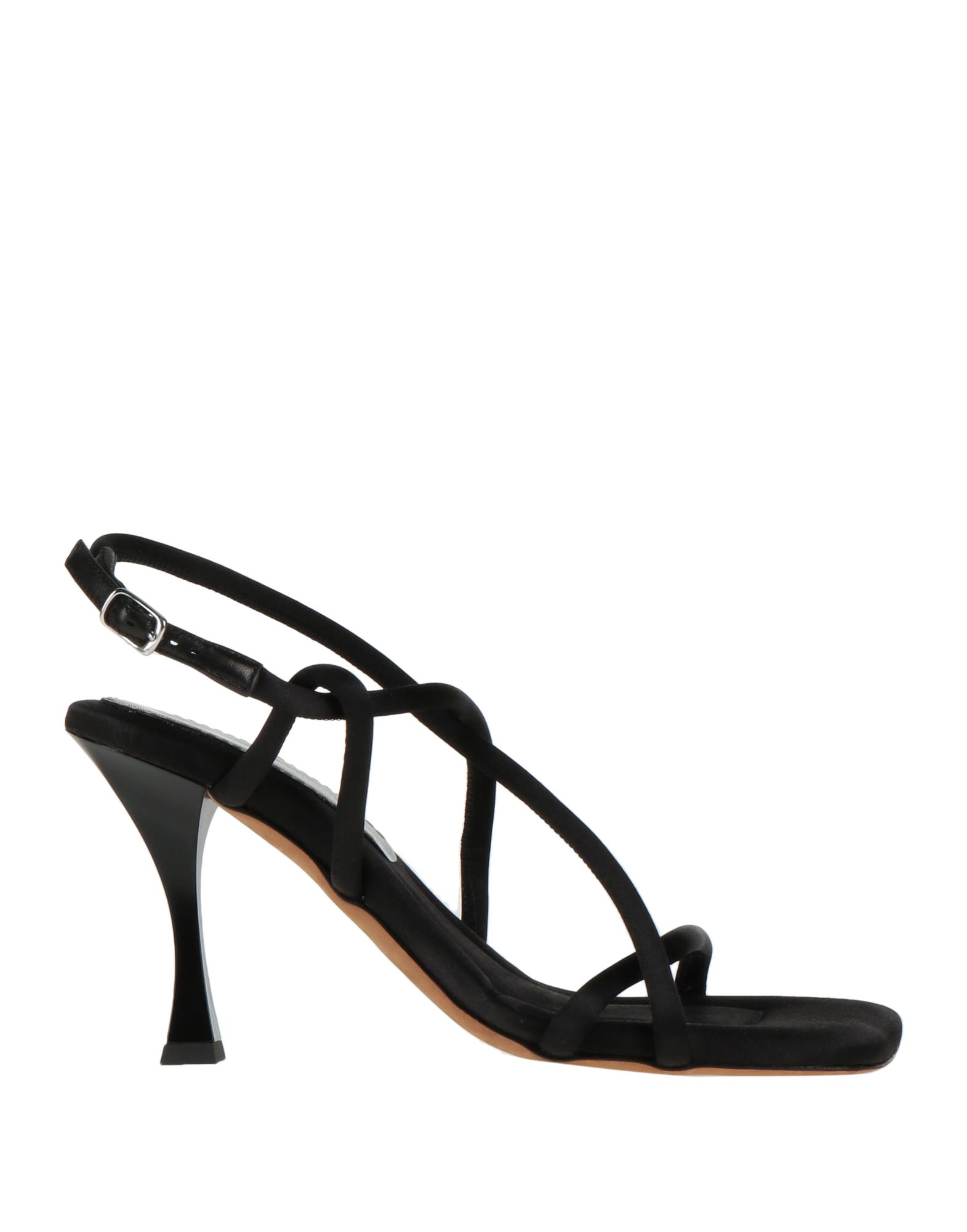 Shop Proenza Schouler Woman Sandals Black Size 7.5 Textile Fibers