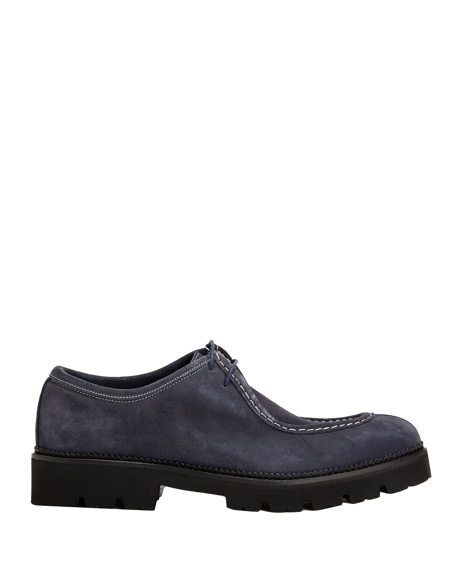 8 By Yoox Lace-up Shoes In Blue