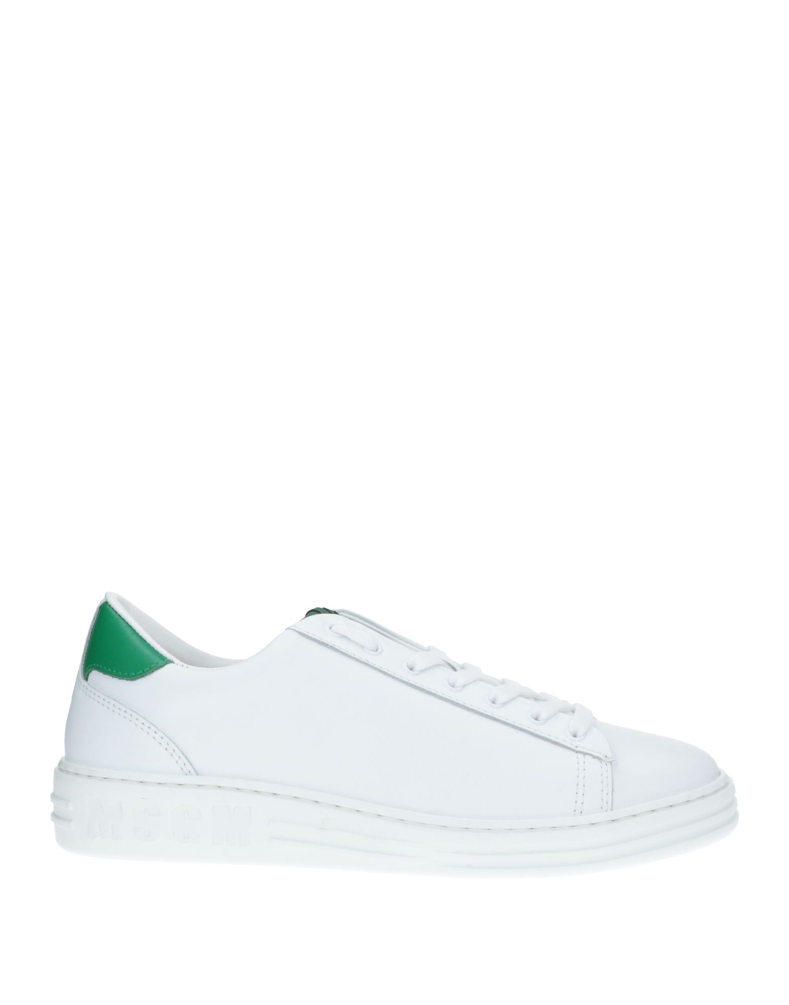 MSGM MSGM MAN SNEAKERS WHITE SIZE 7 SOFT LEATHER