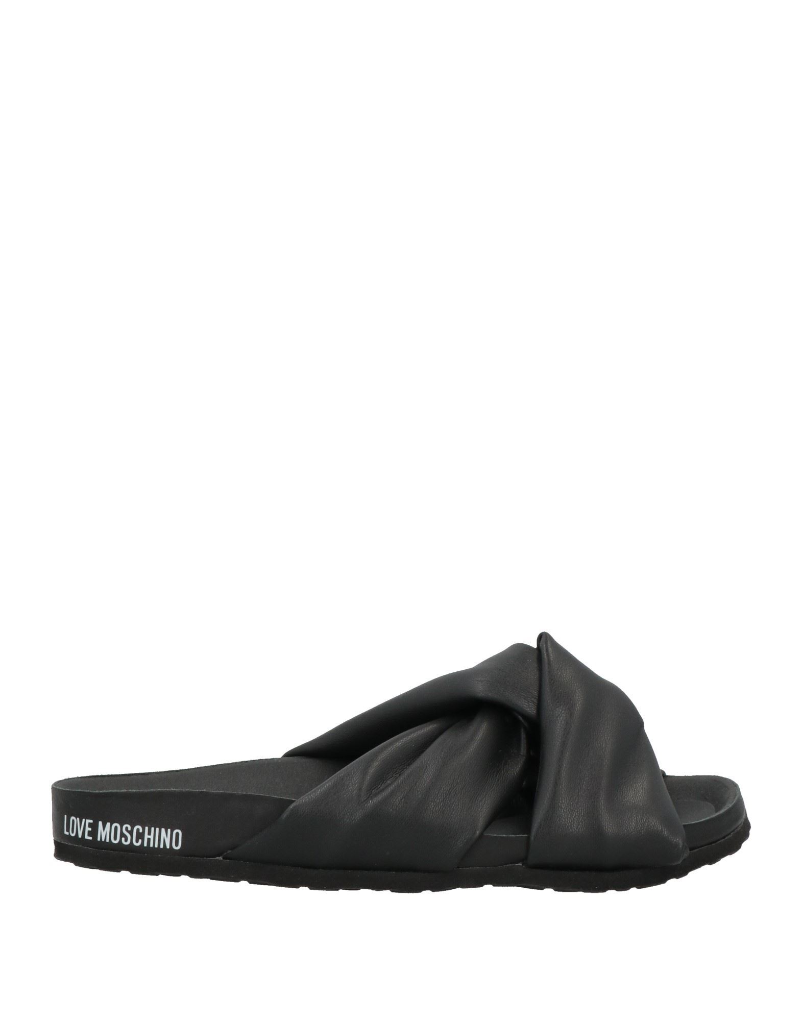 Love Moschino Sandals In Black