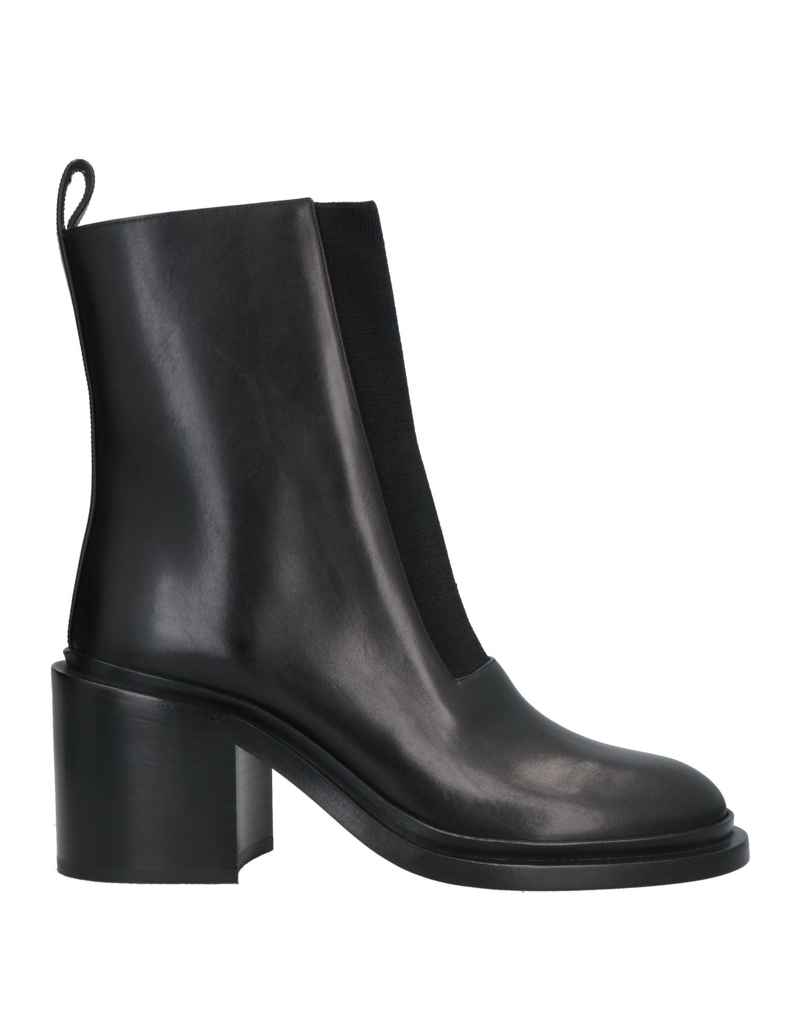 Shop Jil Sander Woman Ankle Boots Black Size 8 Soft Leather