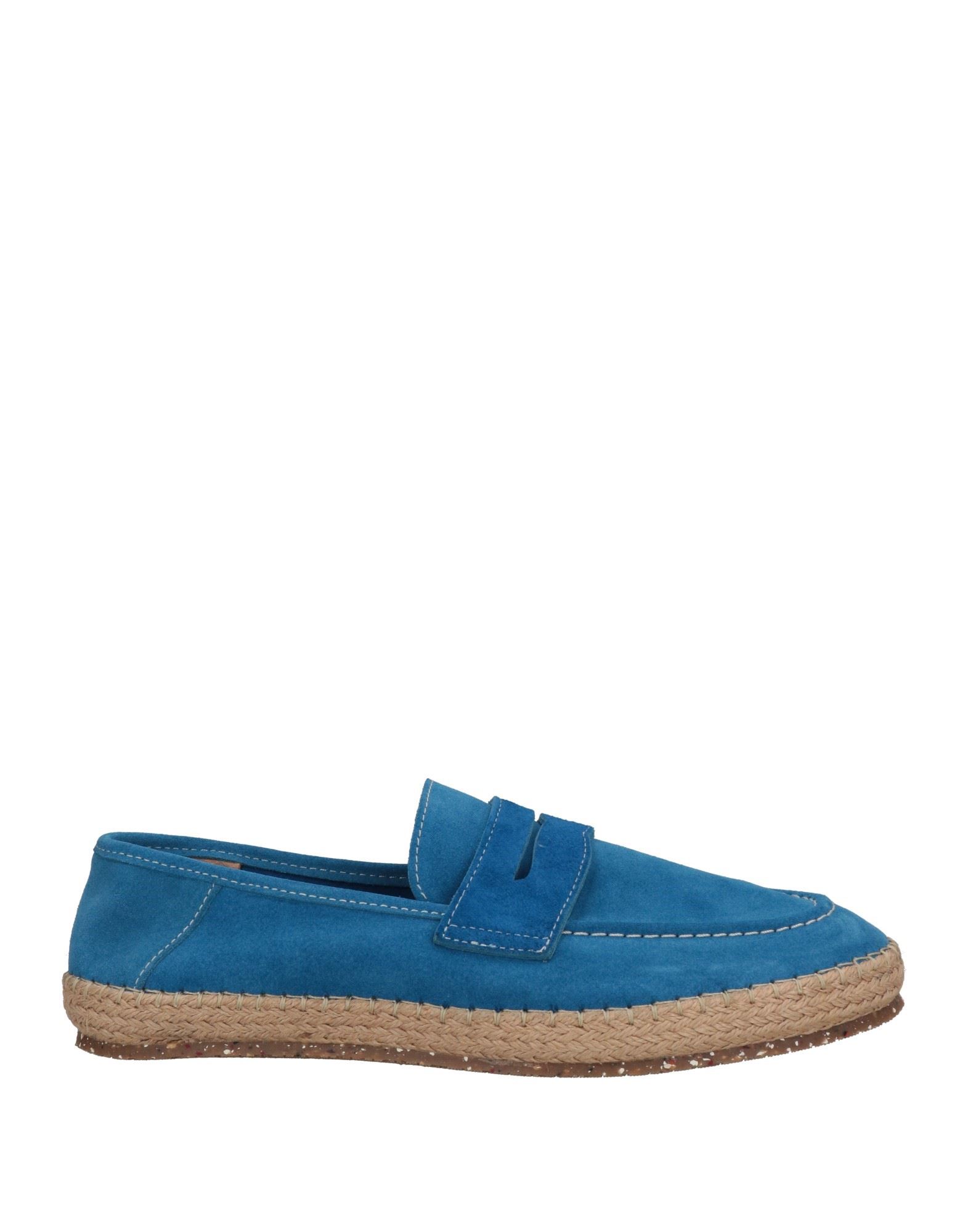 Shop Brimarts Man Espadrilles Bright Blue Size 6 Soft Leather