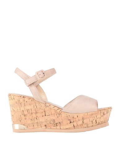 Trendy Too Woman Mules & Clogs Beige Size 8 Textile Fibers