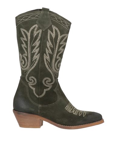 Islo Isabella Lorusso Woman Boot Military Green Size 7 Leather