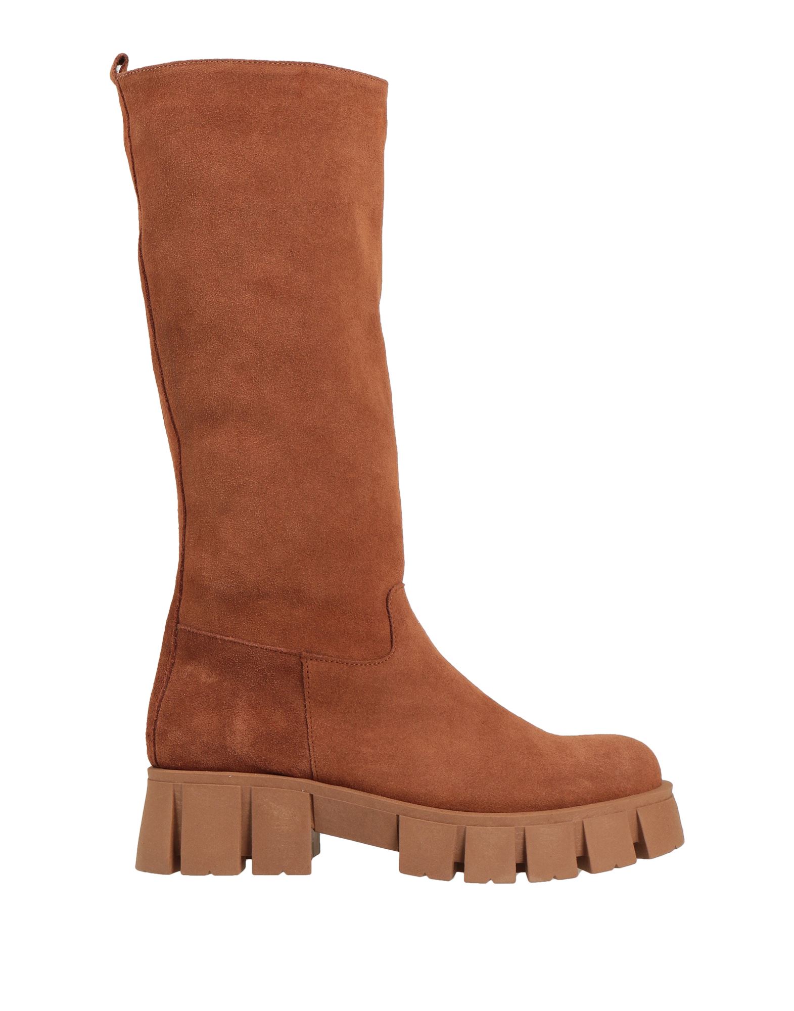 Geneve Knee Boots In Camel