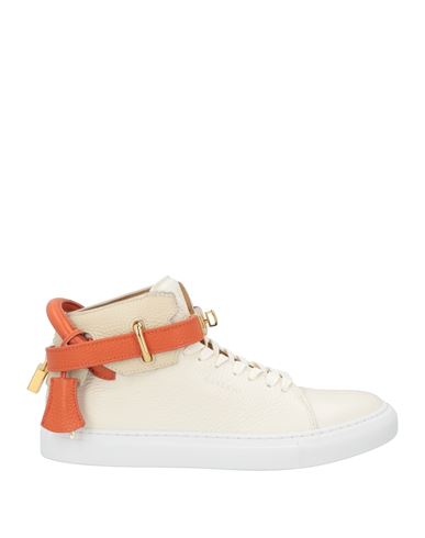 Buscemi Man Sneakers White Size 11 Soft Leather