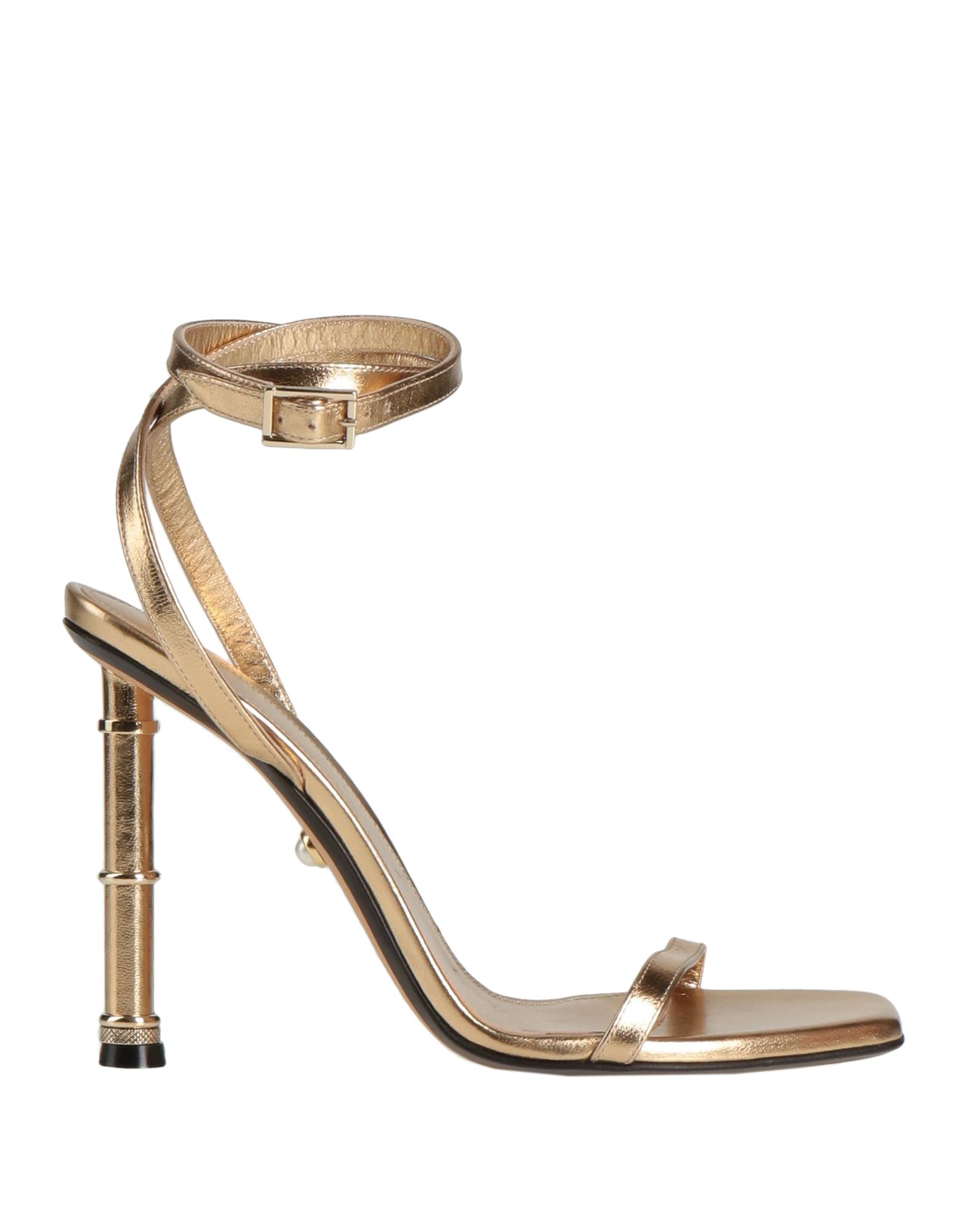 Alevì Milano Sandals In Gold