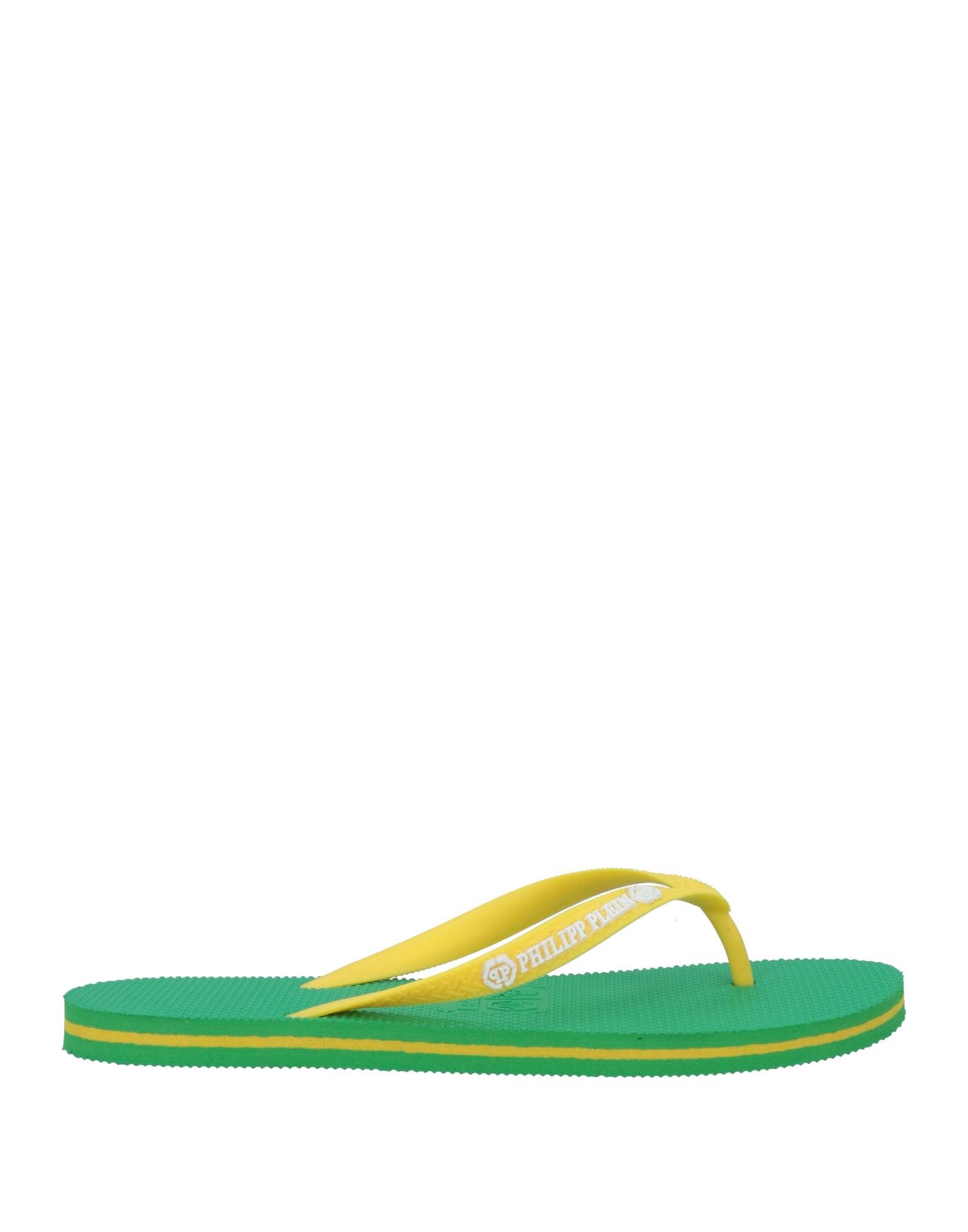 Philipp Plein Toe Strap Sandals In Green
