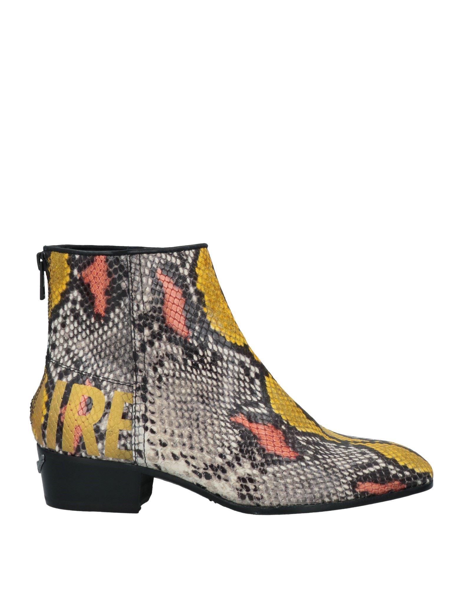 Zadig & Voltaire Ankle Boots In Yellow