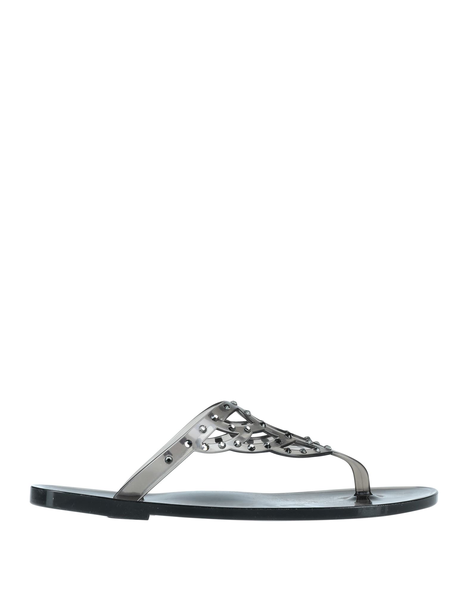 Menghi Toe Strap Sandals In Lead