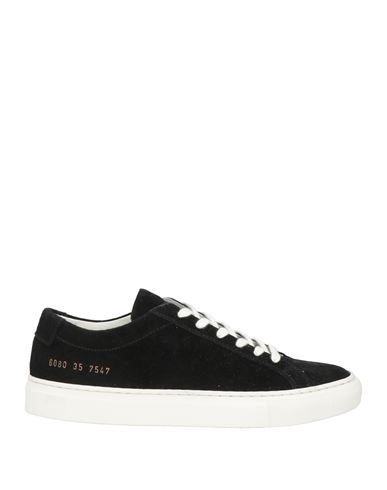 Common Projects Woman By  Woman Sneakers Black Size 5 Soft Leather