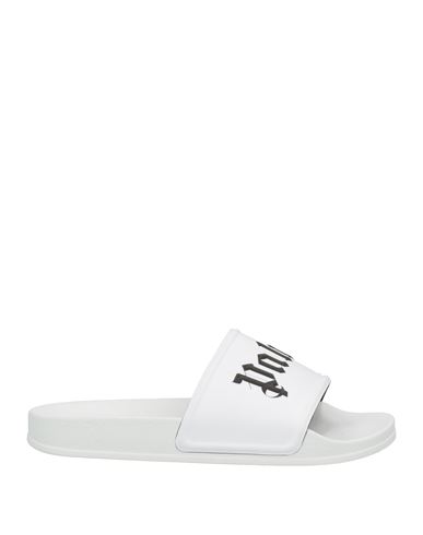 Palm Angels 10mm Rubber Pool Slides In White