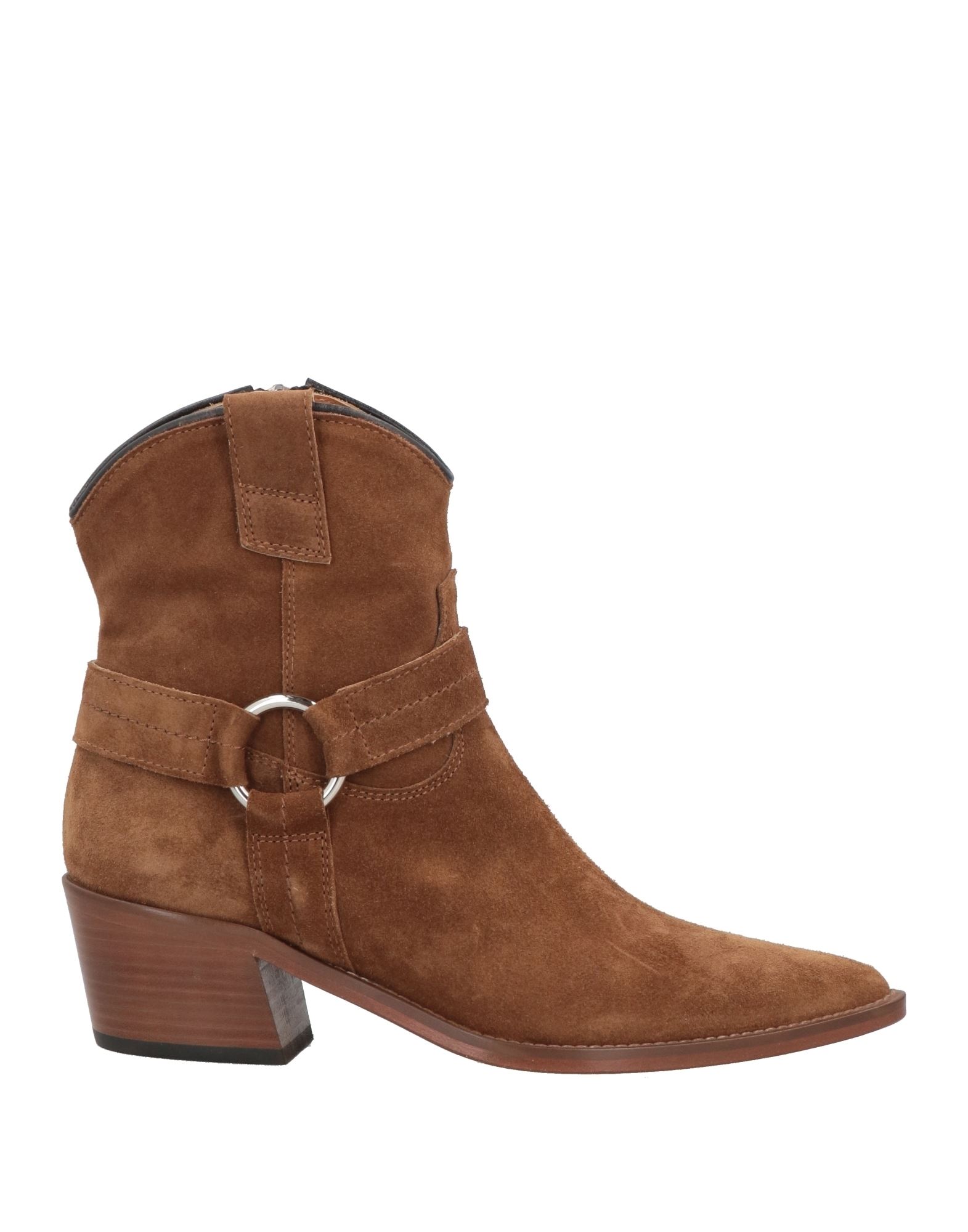 Via Roma 15 Ankle Boots In Beige