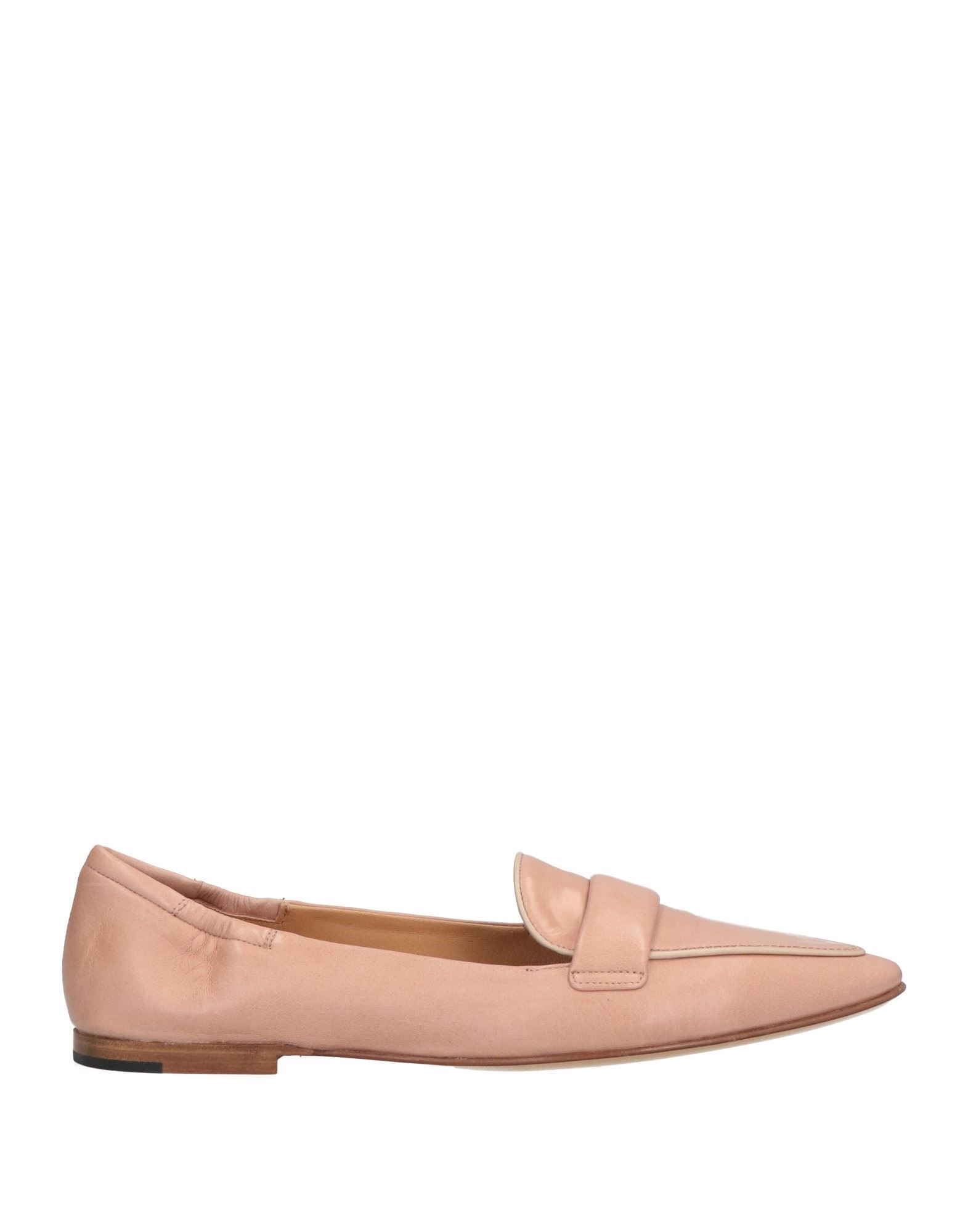 POMME D'OR POMME D'OR WOMAN LOAFERS BLUSH SIZE 10.5 SOFT LEATHER