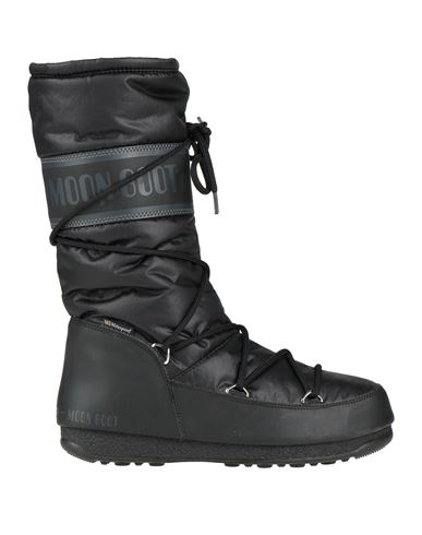 Moon Boot Woman Knee Boots Black Size 4.5 Nylon