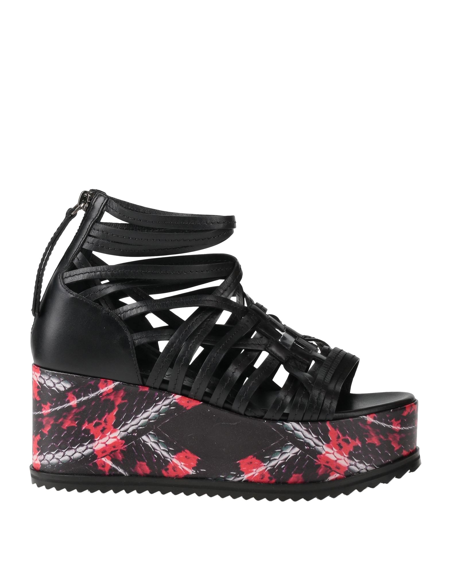 Marcelo Burlon County Of Milan Sandals In Black