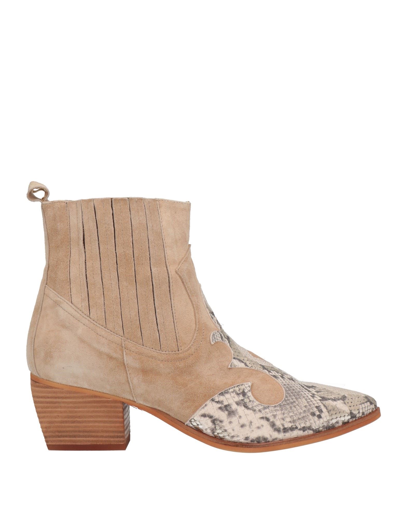 Andrea Puccini Ankle Boots In Beige