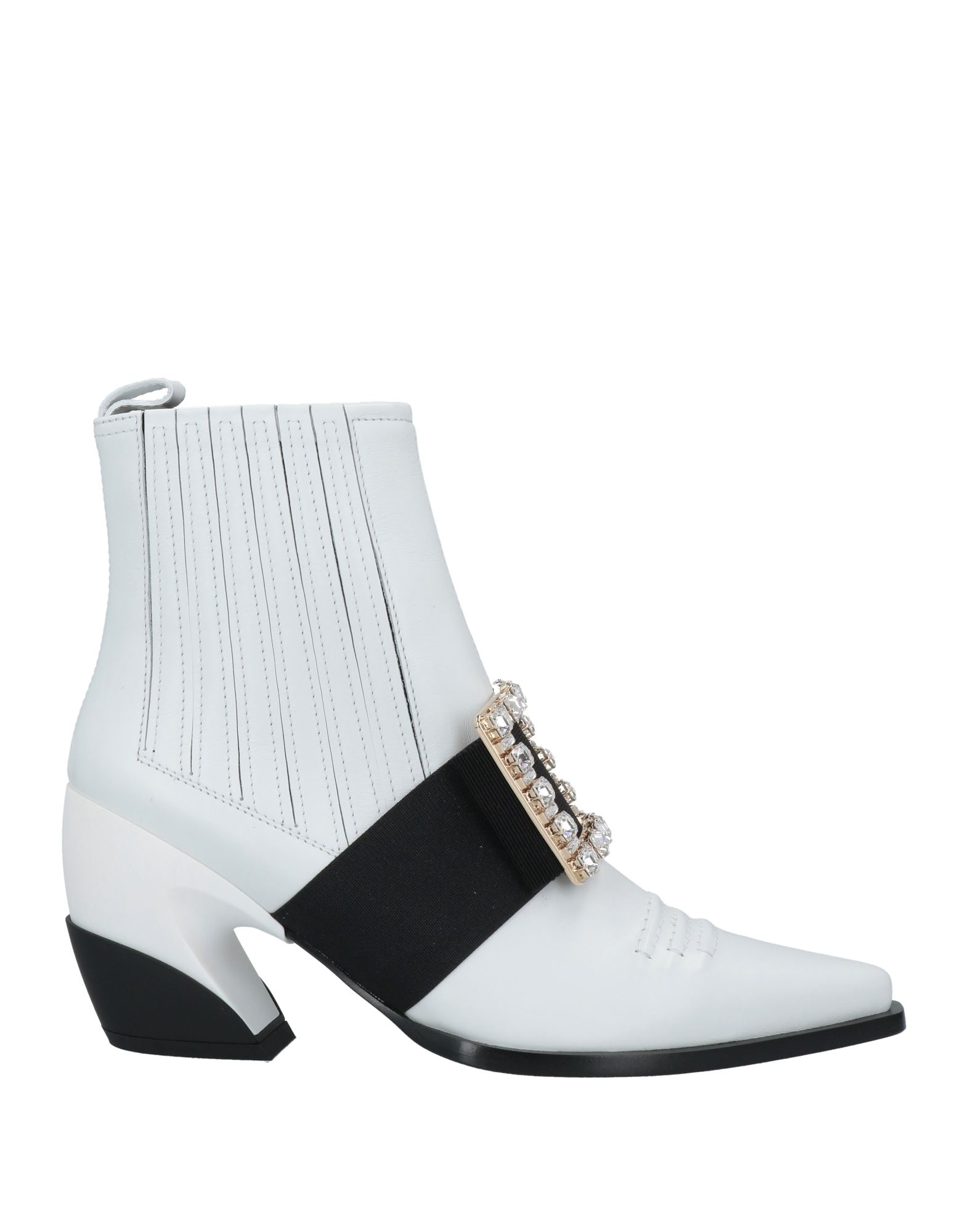 Roger Vivier Ankle Boots In White