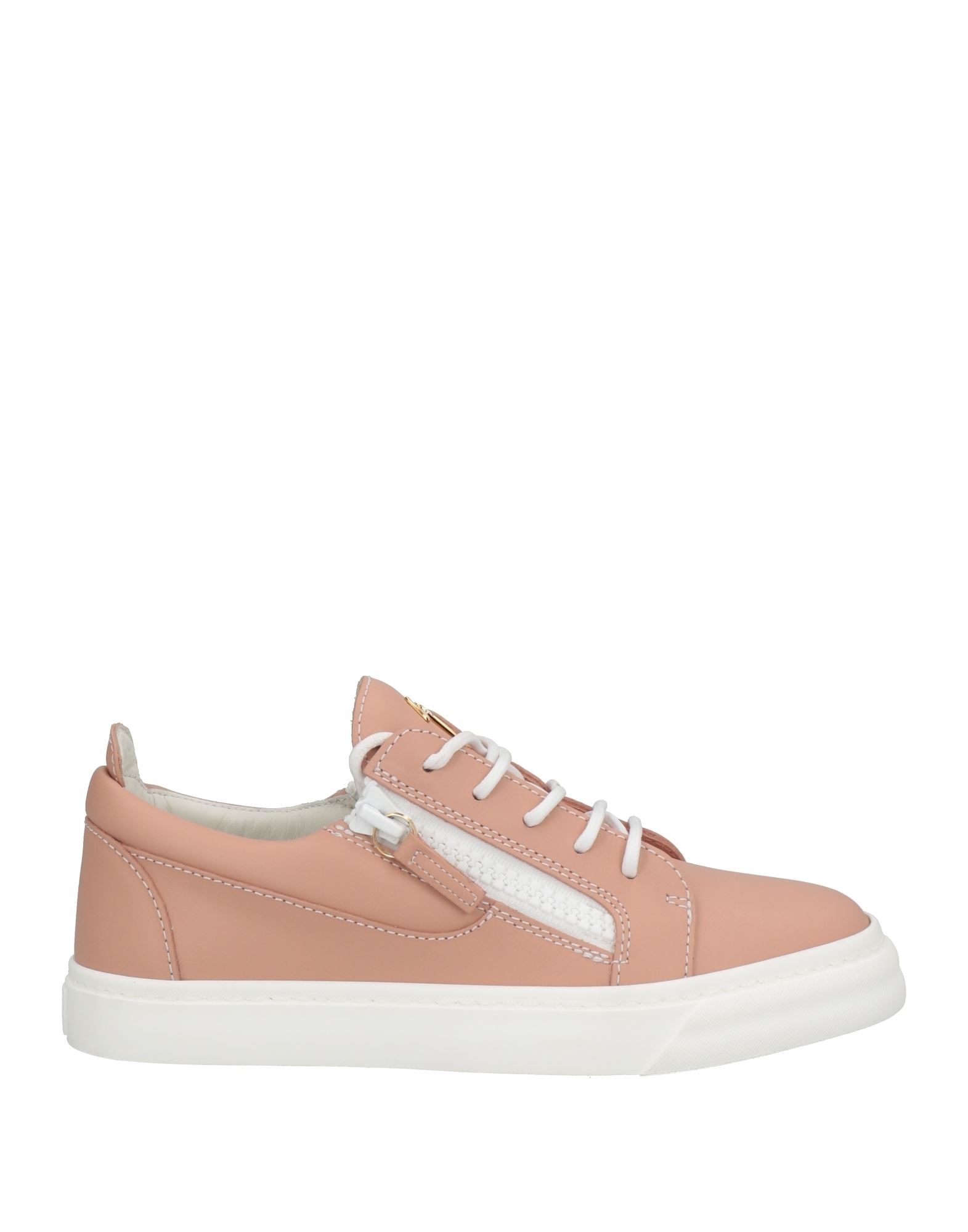 Giuseppe Zanotti Woman Sneakers Pastel Pink Size 11 Soft Leather