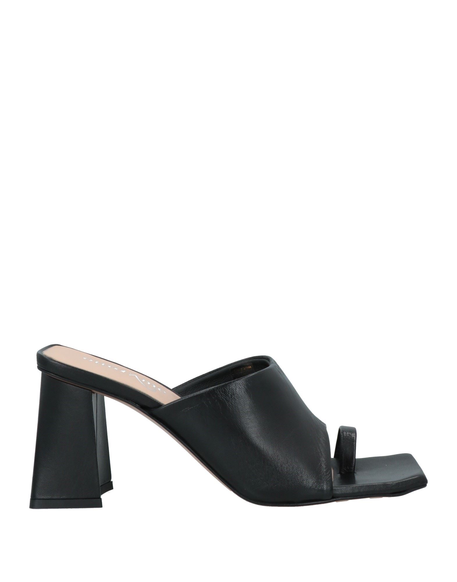 Ottod'ame Toe Strap Sandals In Black