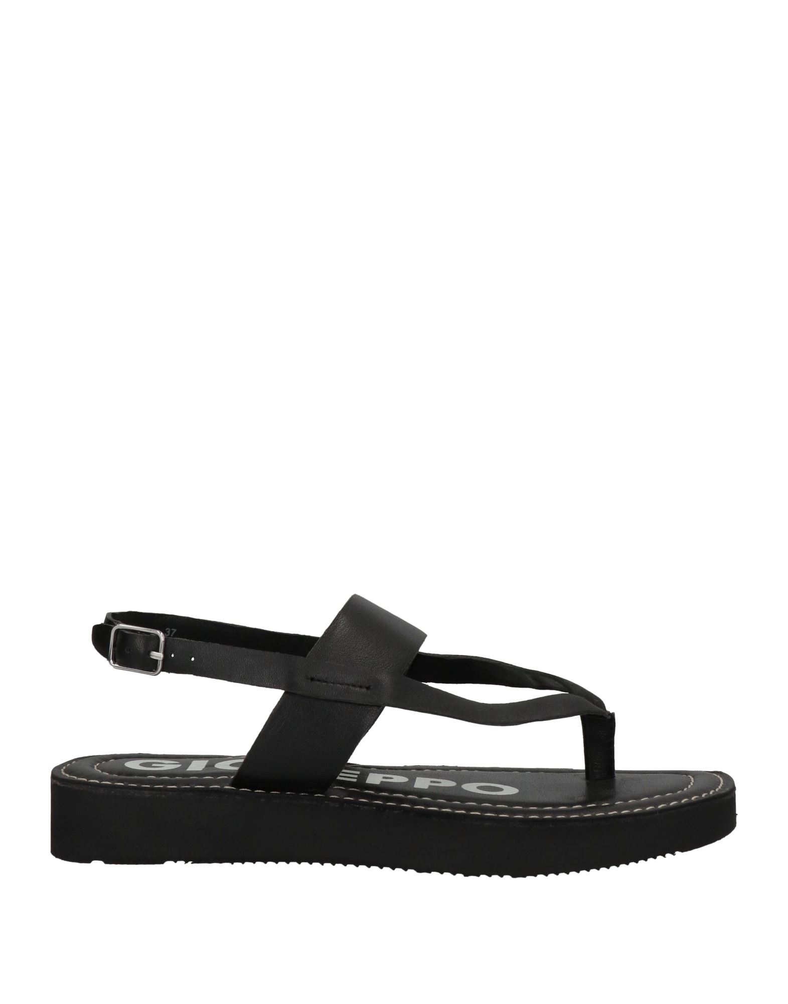 Gioseppo Toe Strap Sandals In Black